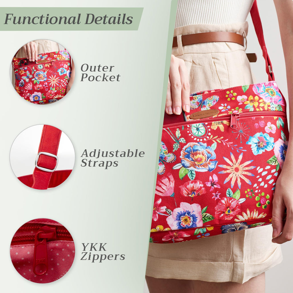 Happy Florals Cross Body Bags
