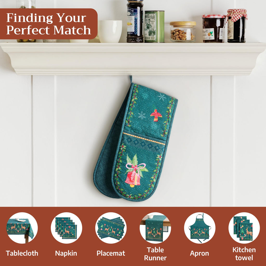 Hygge Christmas Double Oven Mitts
