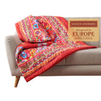 Happy Florals Throw Blankets
