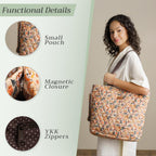 Floral Rain Shopping Bags