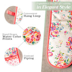 Rose Garden Double Oven Mitts