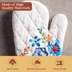 Happy Florals Oven Mitts