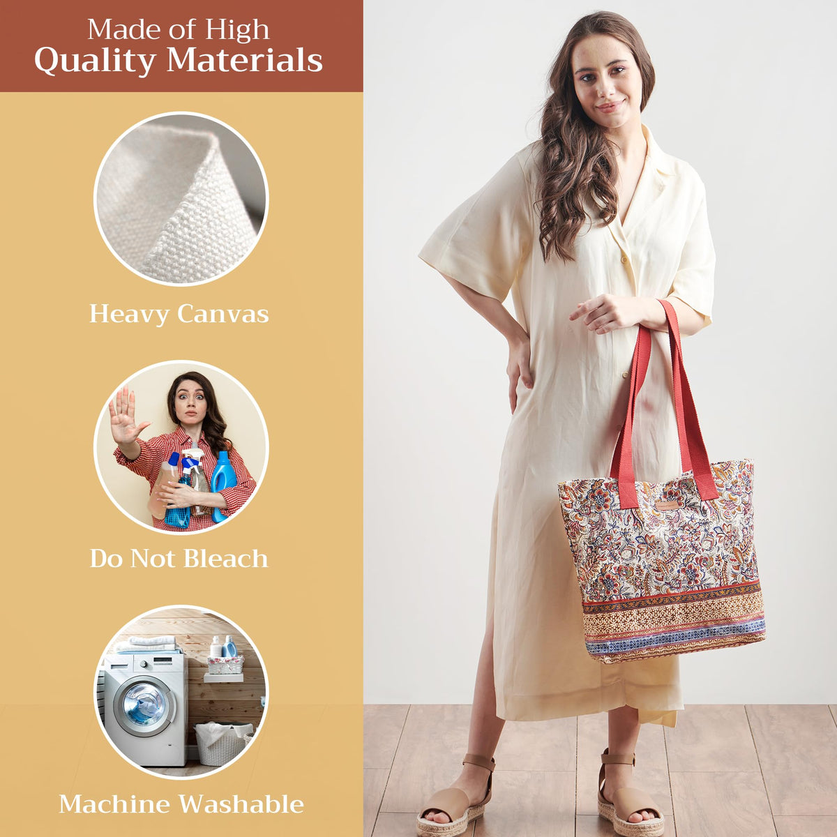 Jaipur Canvas Tote Bags