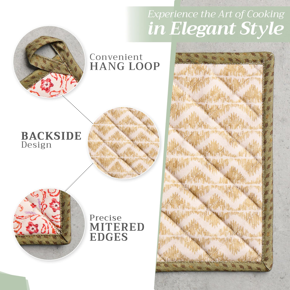Damask Pot Holders