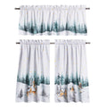 Neige de noel Kitchen Curtains