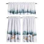 Neige de noel Kitchen Curtains