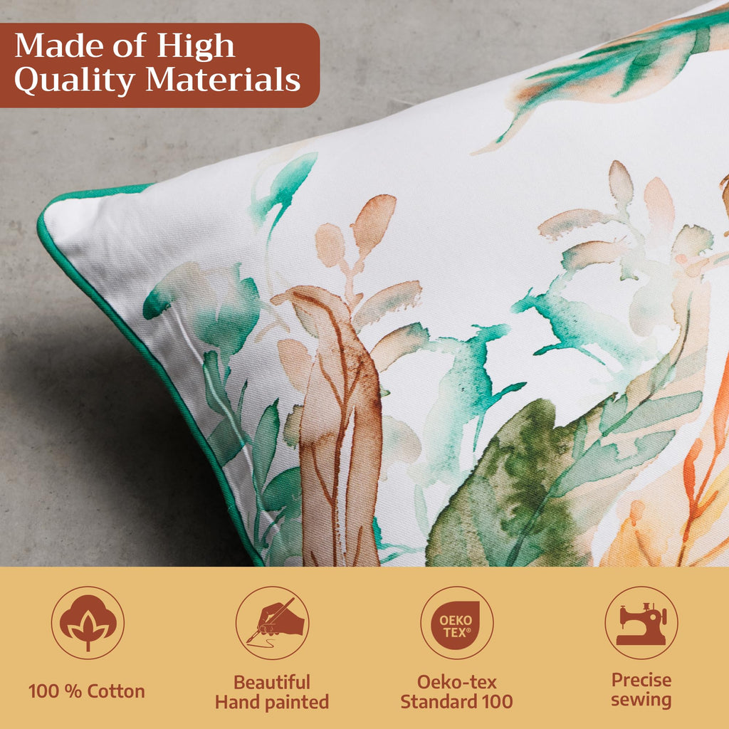 Russet Throw Pillow Covers