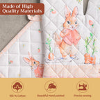 Bunny Party Oven Mitts + Pot Holders