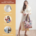 Hokuzai Canvas Tote Bags