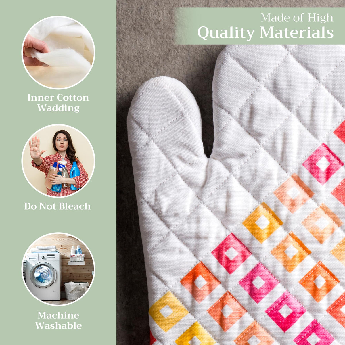 Summer Maze Oven Mitts