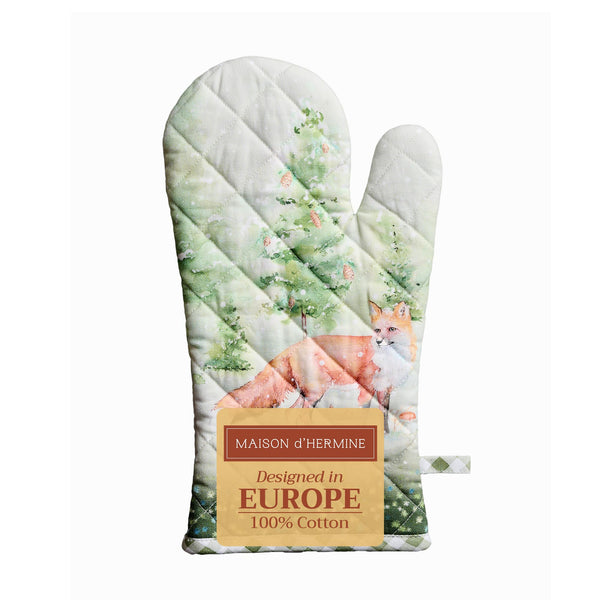Winter Mornings Oven Mitts