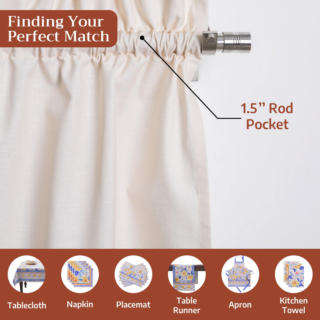 Girassol Kitchen Curtains