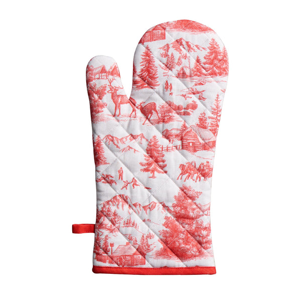Winter Jouy Oven Mitts