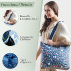 Just Floral Canvas Tote Bags