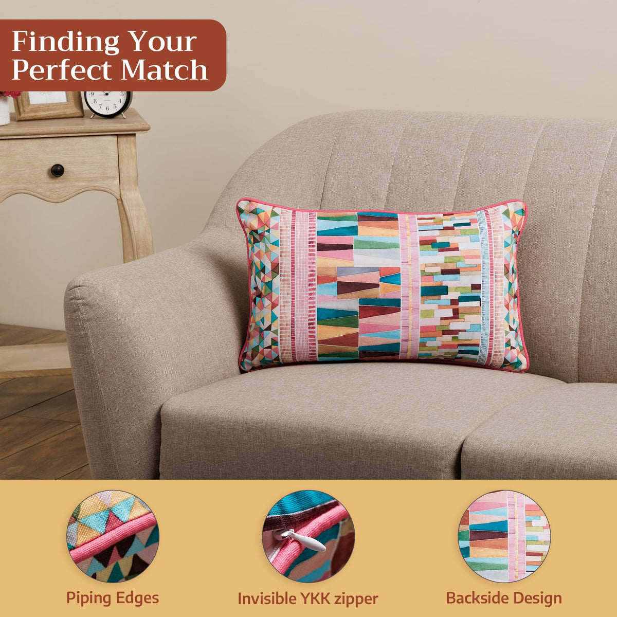 Russet Throw Pillow Covers
