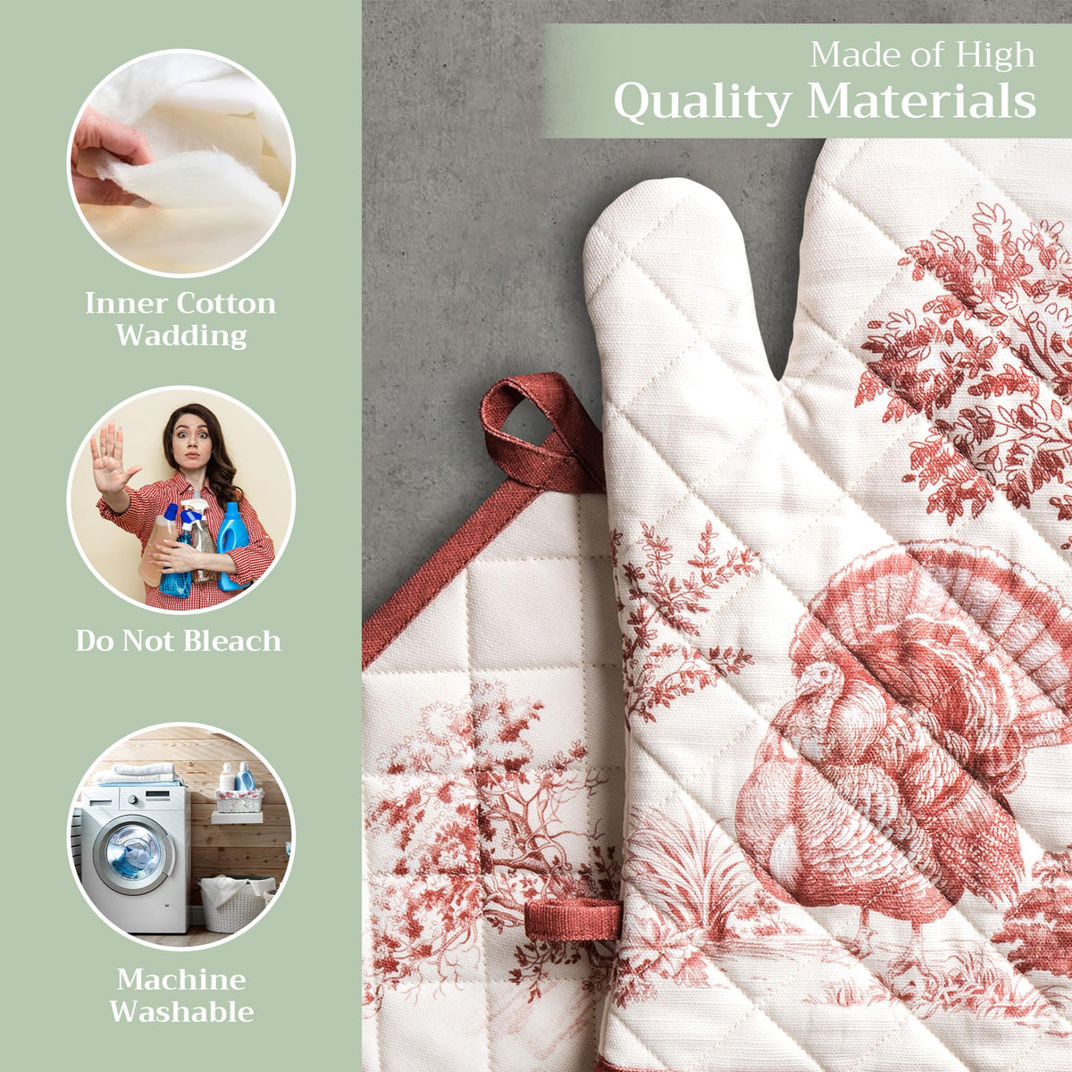 Holy Jouy Oven Mitts + Pot Holders