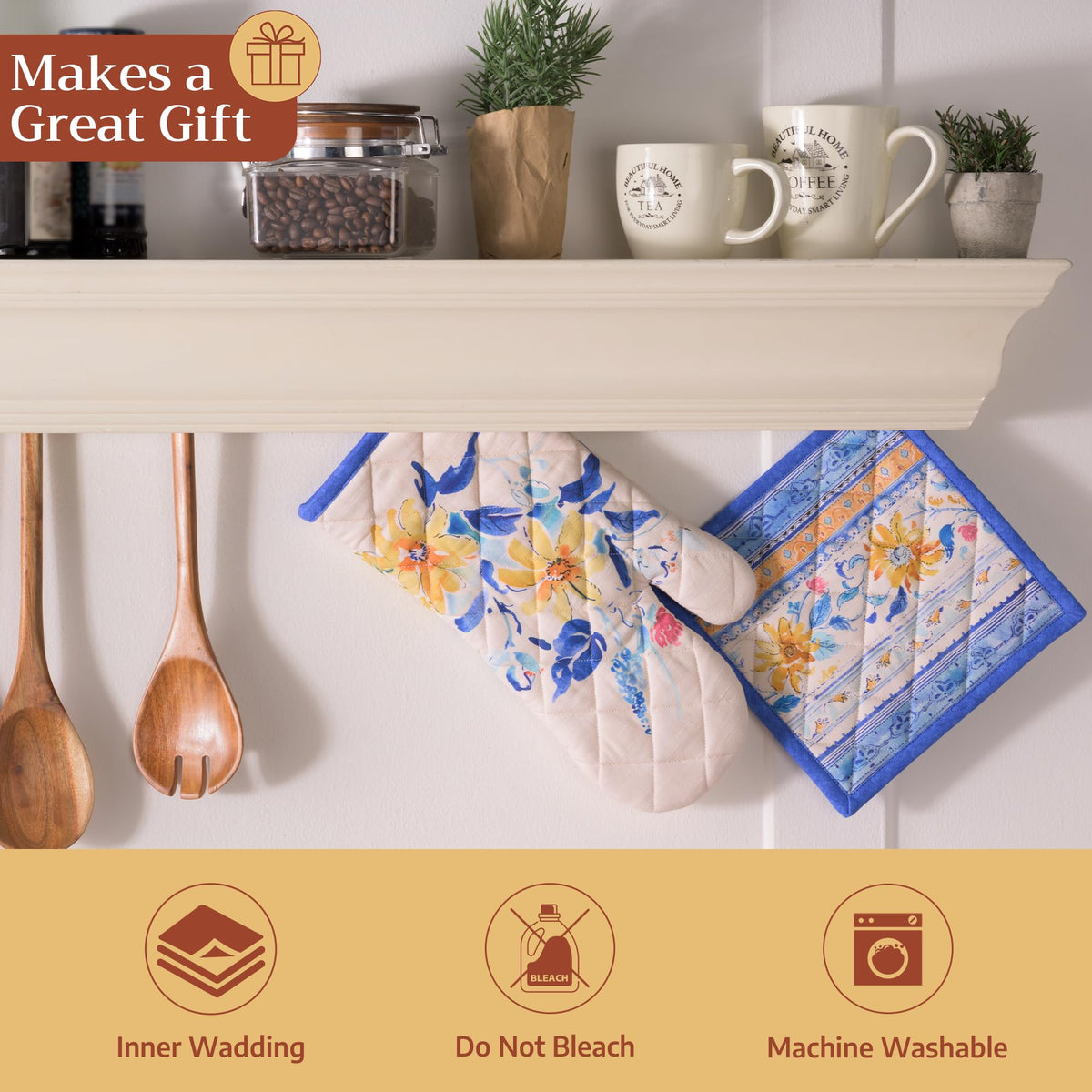 Girassol Oven Mitts + Pot Holders