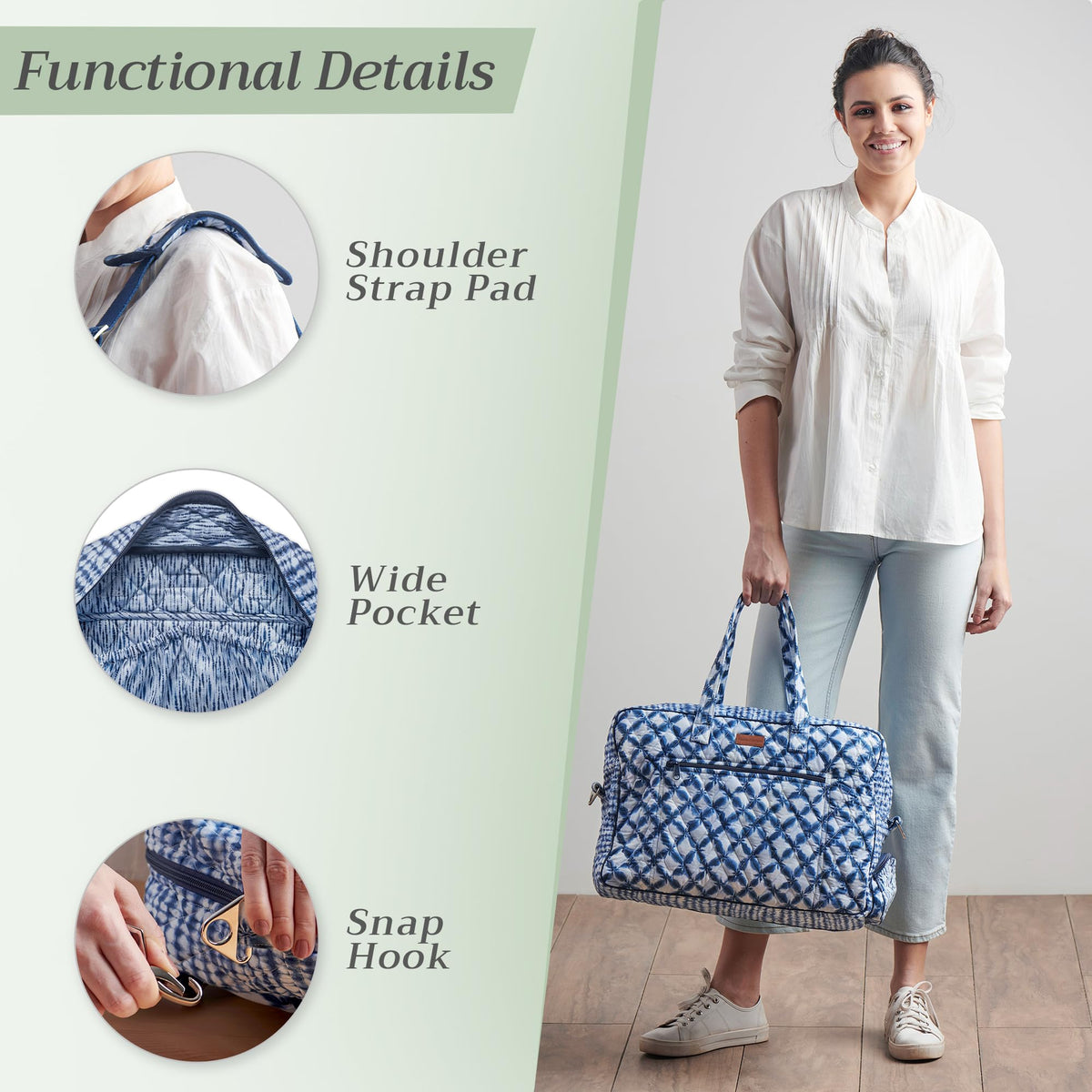 Shibori Weekend Bags