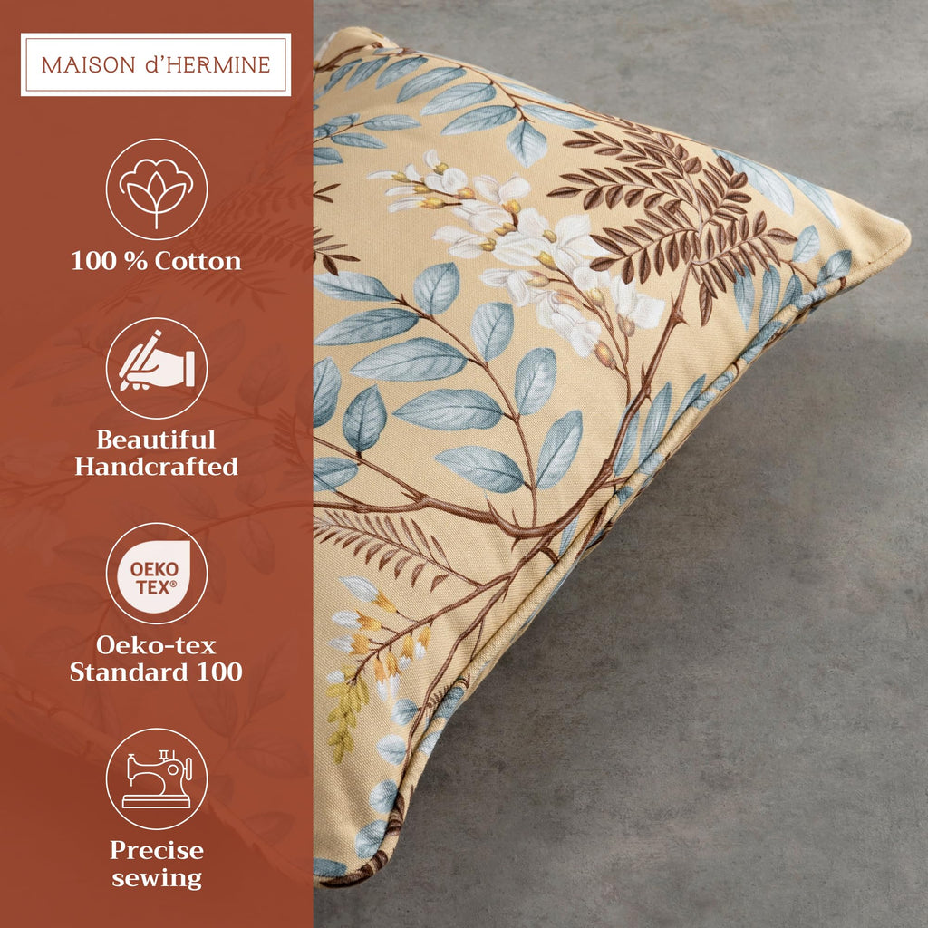 Feuillage Throw Pillow Covers