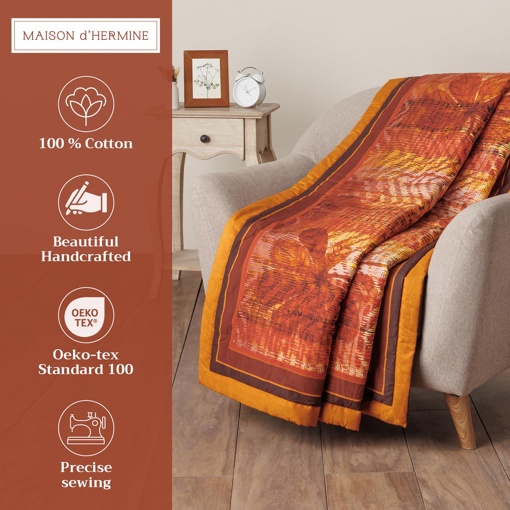 Thanksgiving Tartan Throw Blankets