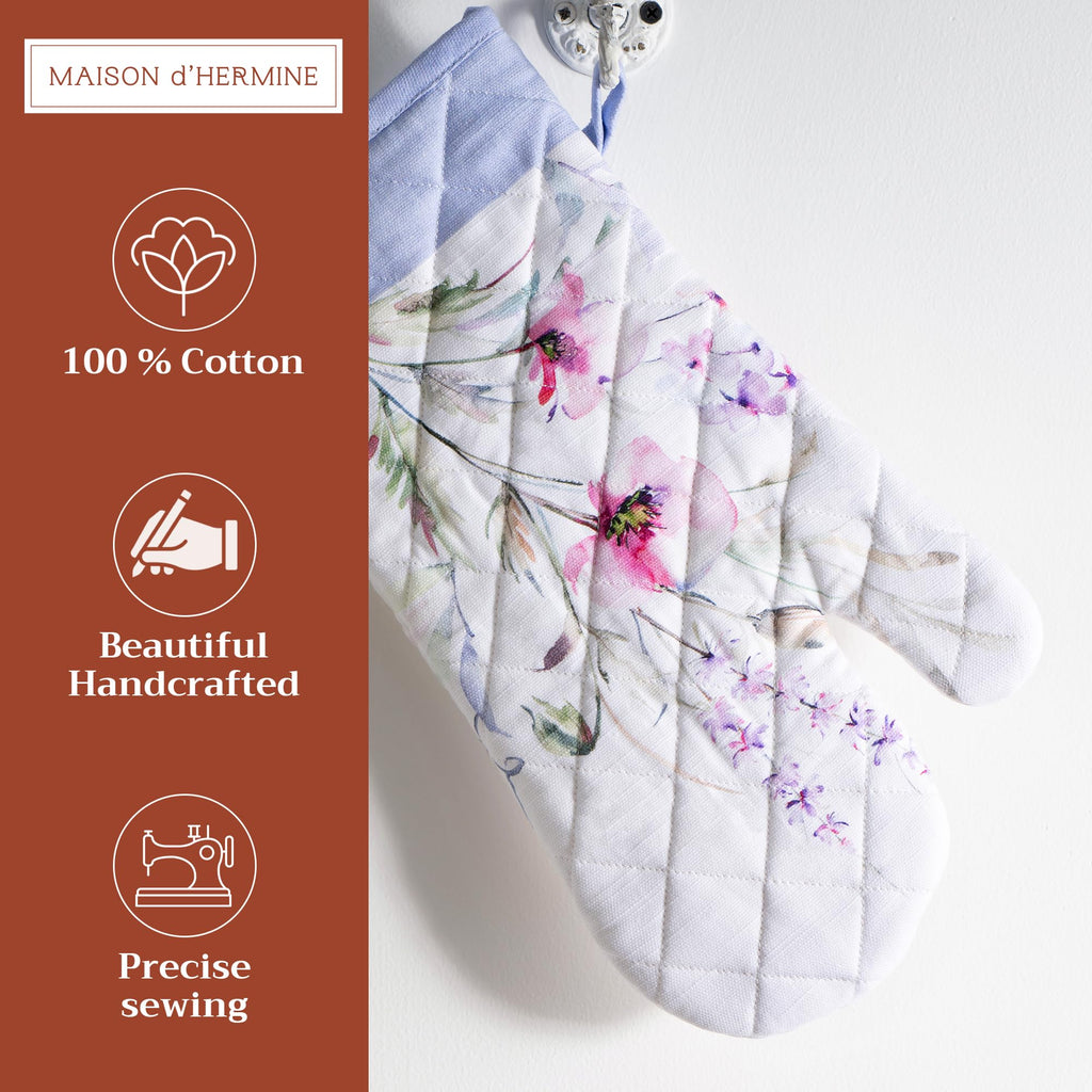 Summer Floral Oven Mitts