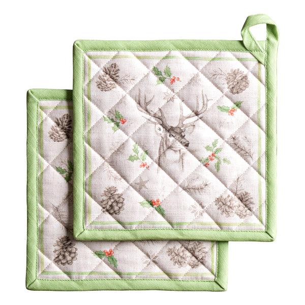 Christmas Dew Pot Holders