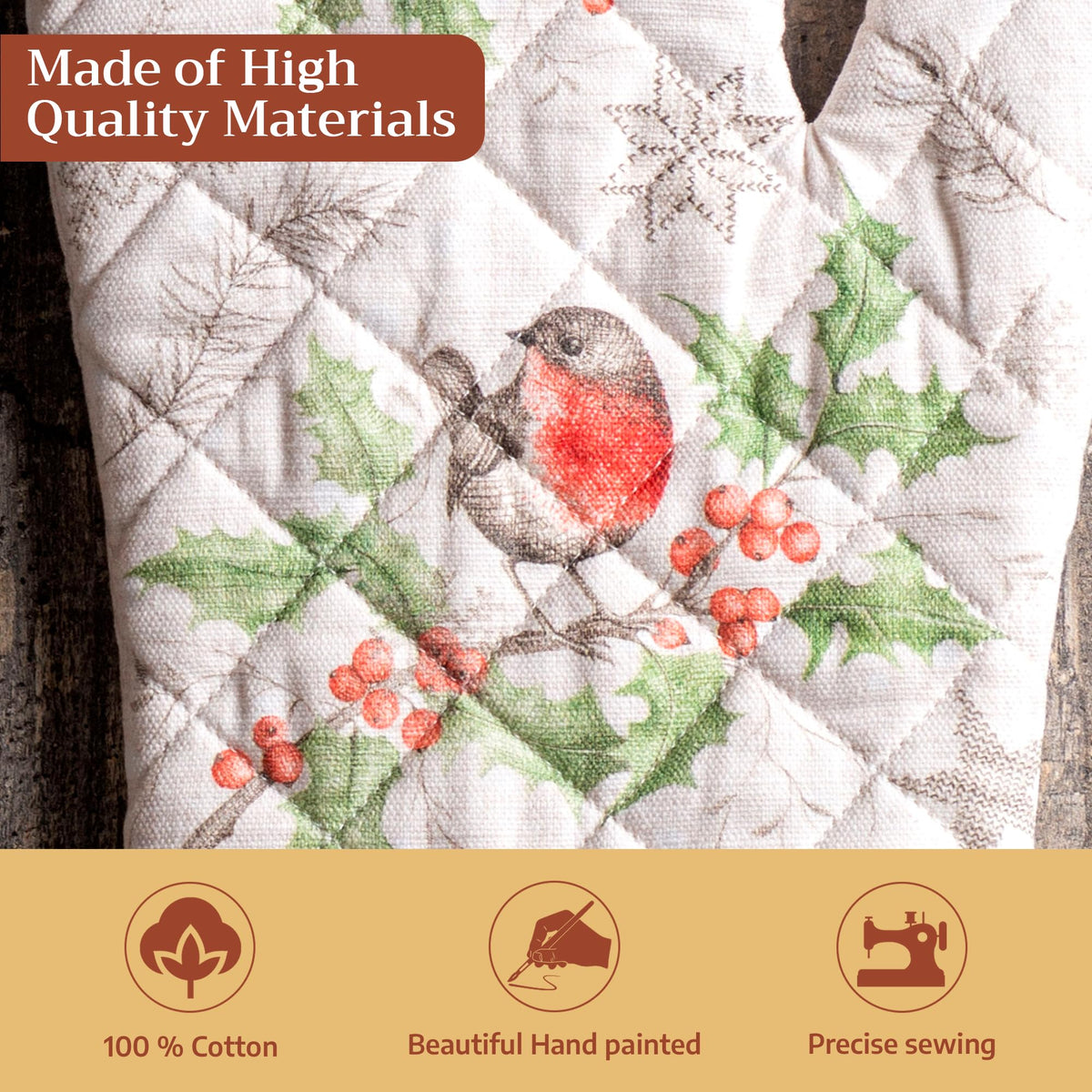 Christmas Dew Oven Mitts