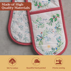 Holly Time Double Oven Mitts