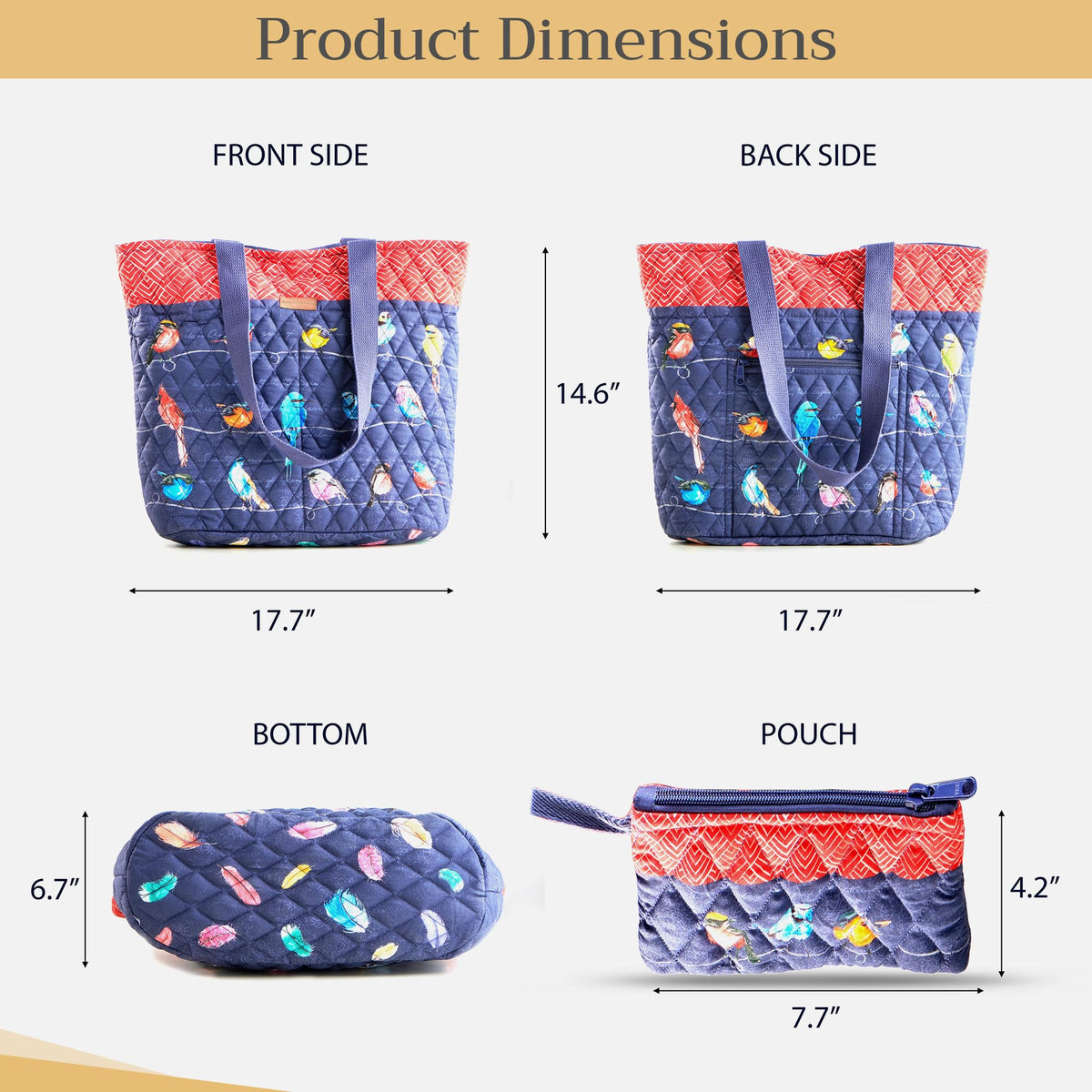 Birdies on Wire Shopping Bags