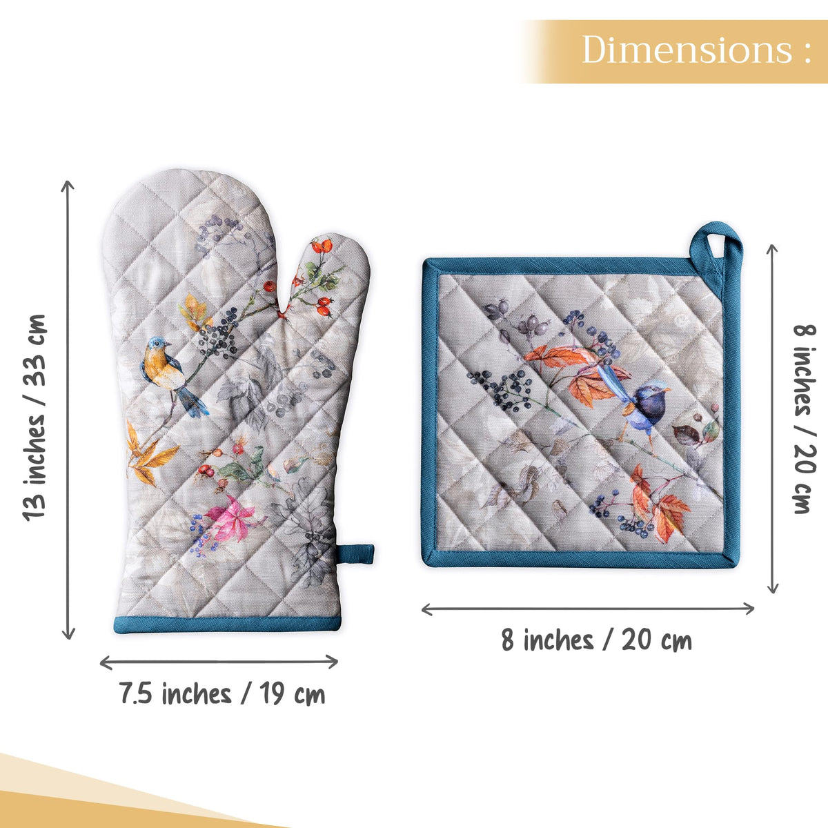 Equinoxe Oven Mitts + Pot Holders