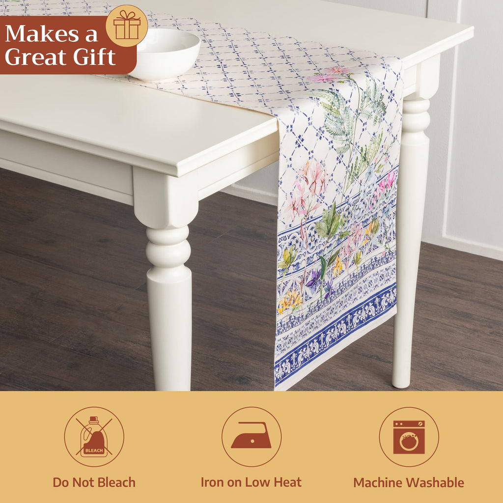 Faience Table Runners