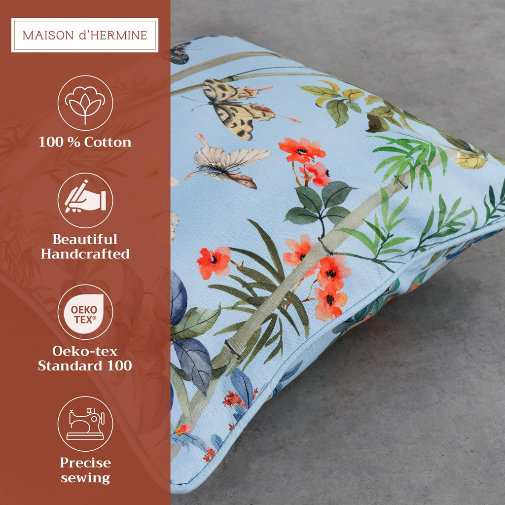 Canne Throw Pillow Covers