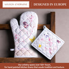 Blossoms in Spring Oven Mitts + Pot Holders