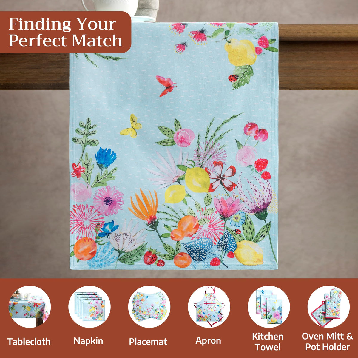 Jardin D'Ete Table Runners