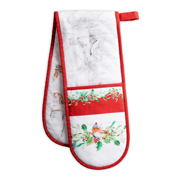 Christmas Tradition Double Oven Mitts