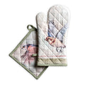 Flying Birds Oven Mitts + Pot Holders