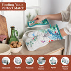 Tropiques Oven Mitts + Pot Holders