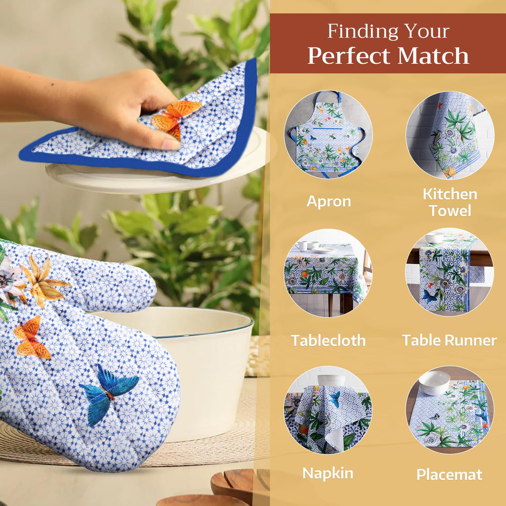 Passiflora Oven Mitts + Pot Holders