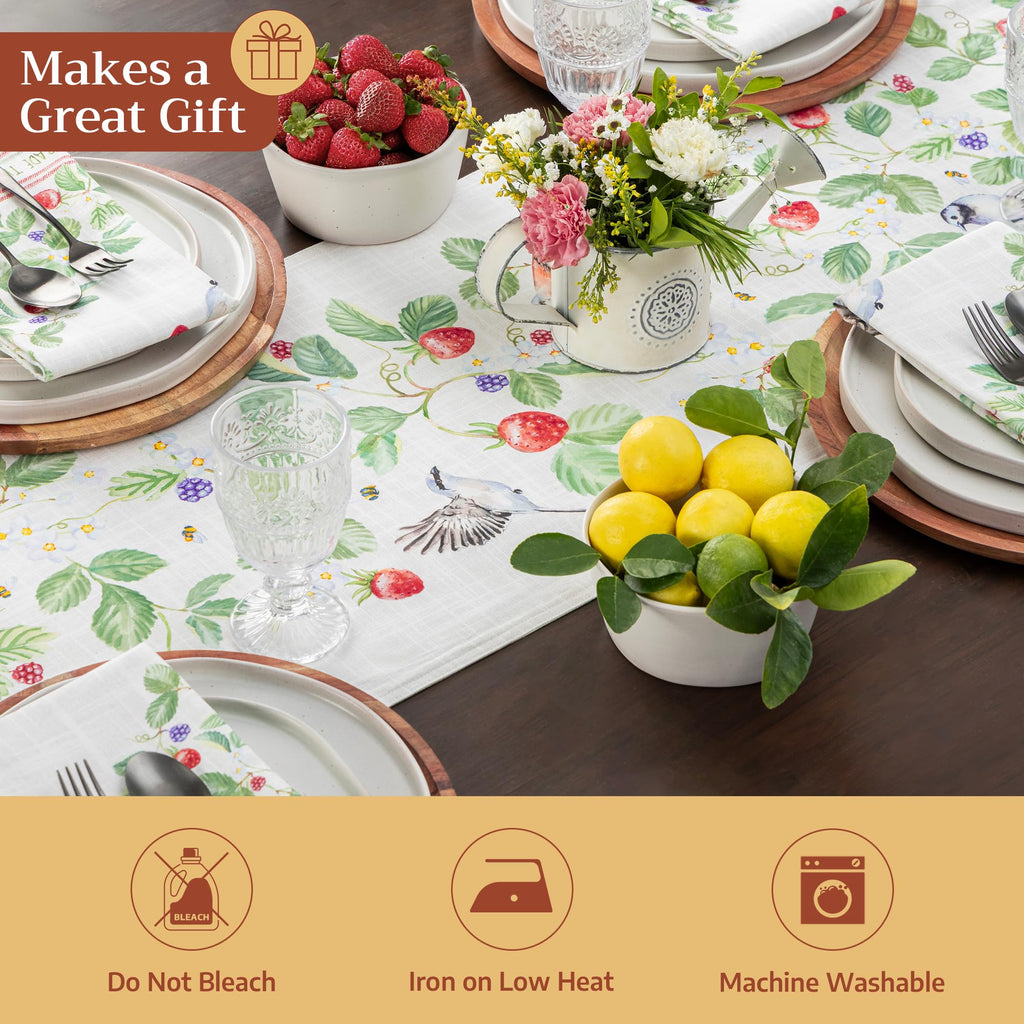 Strawberry days Table Runners