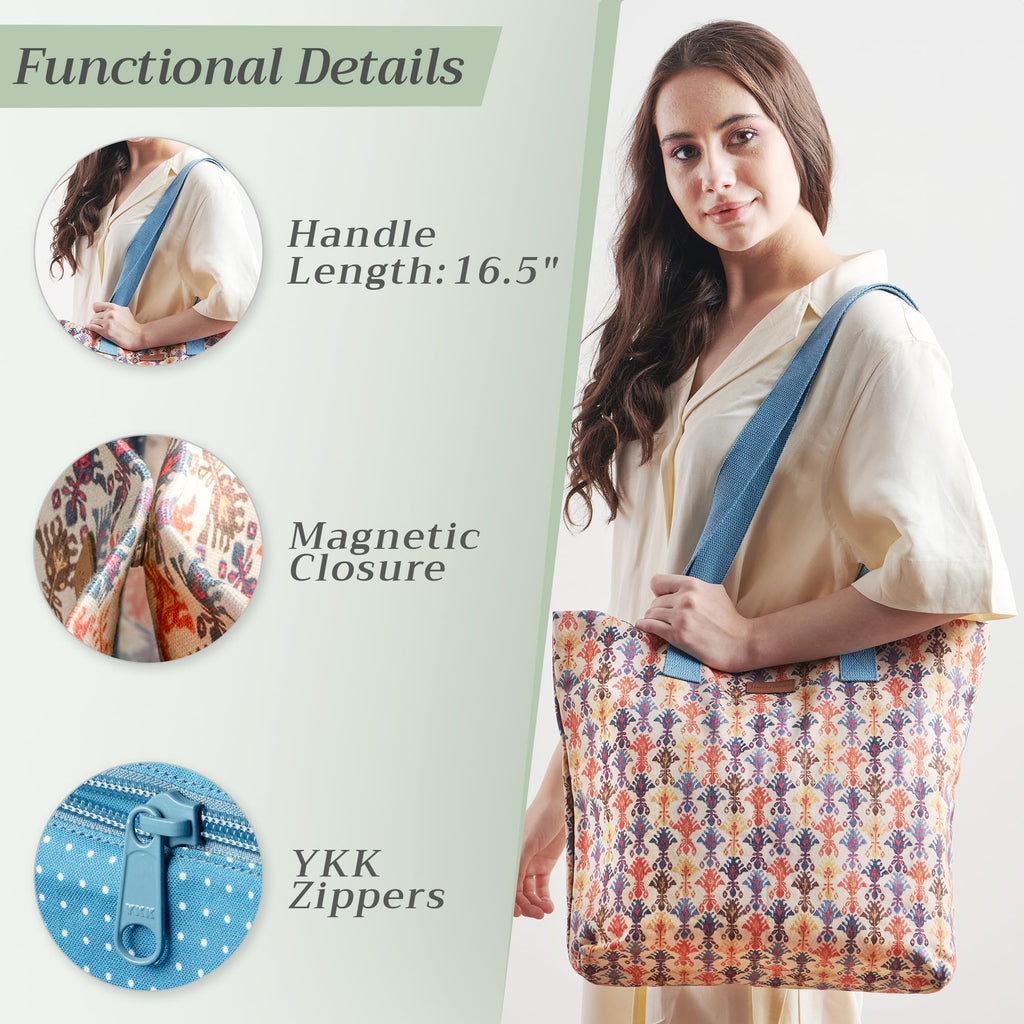 Ikat Canvas Tote Bags