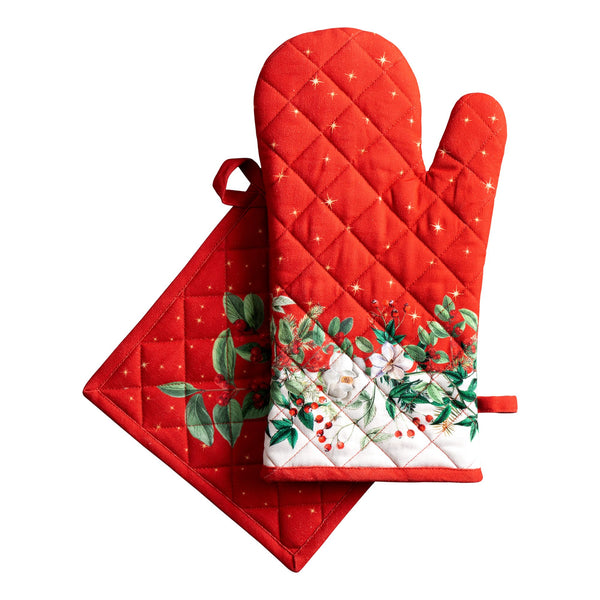 Noel Oven Mitts + Pot Holders
