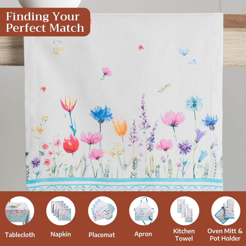 Flower In The Field Table Runners