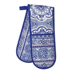 Melodie Bleue Double Oven Mitts