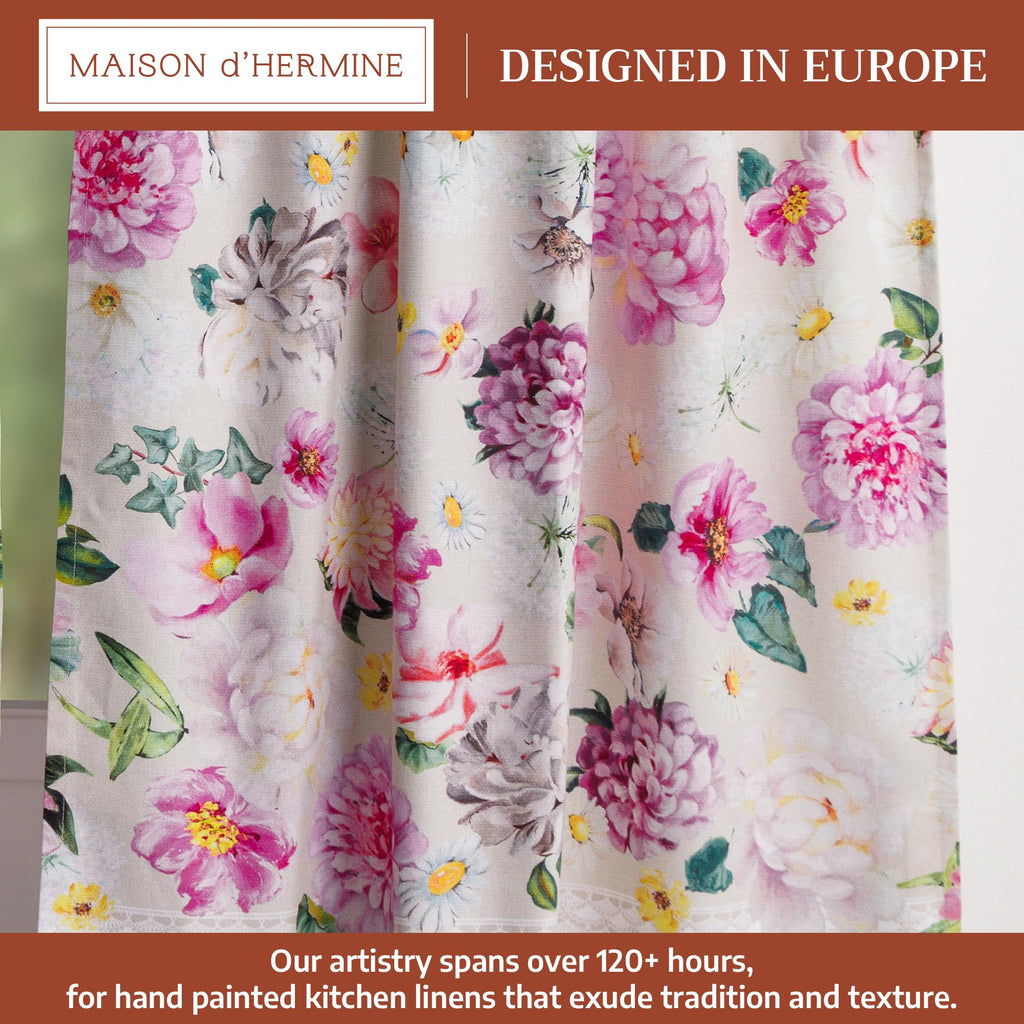 Pivoine Kitchen Curtains