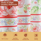 Vintage Floral Kitchen Curtains