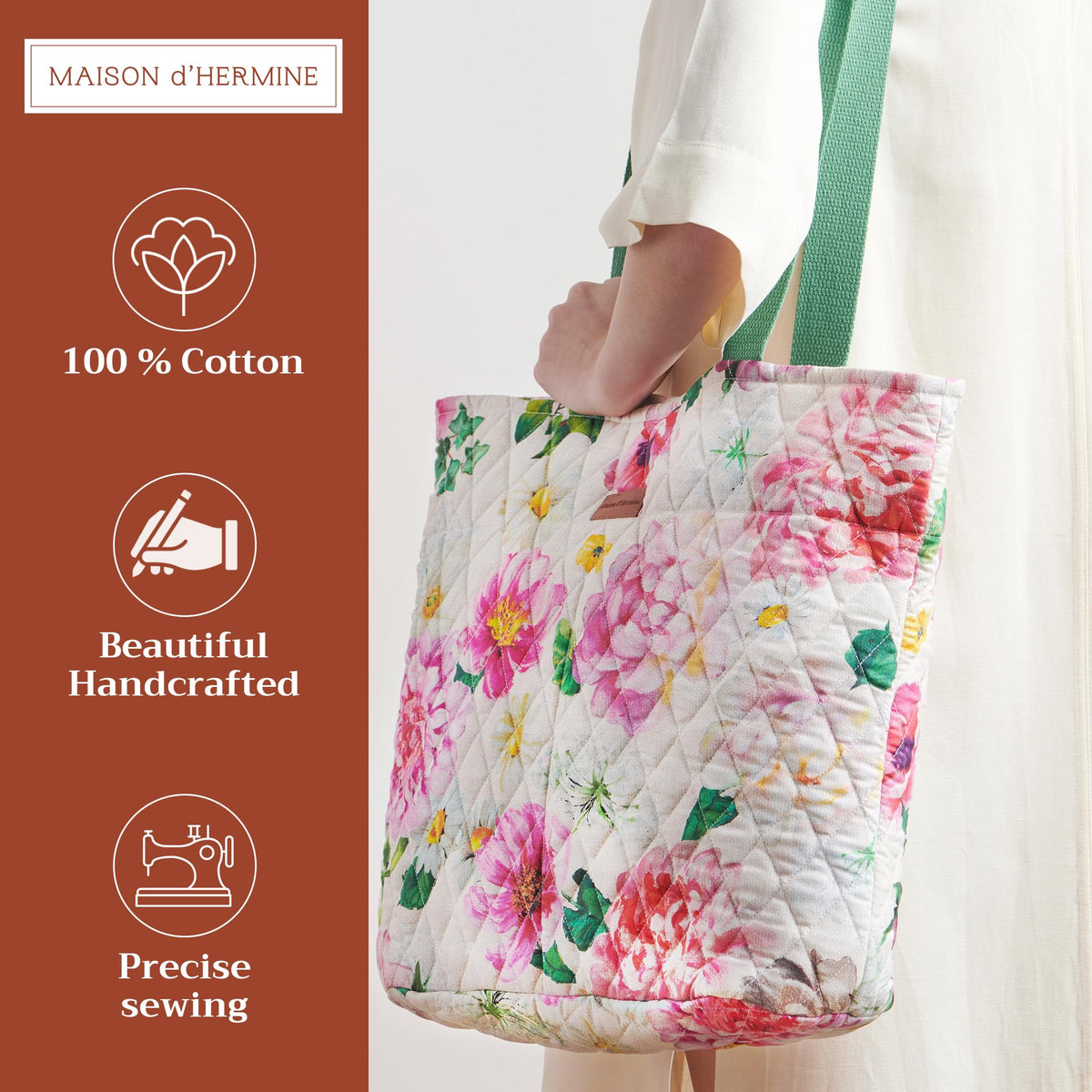 Pivoine Shopping Bags