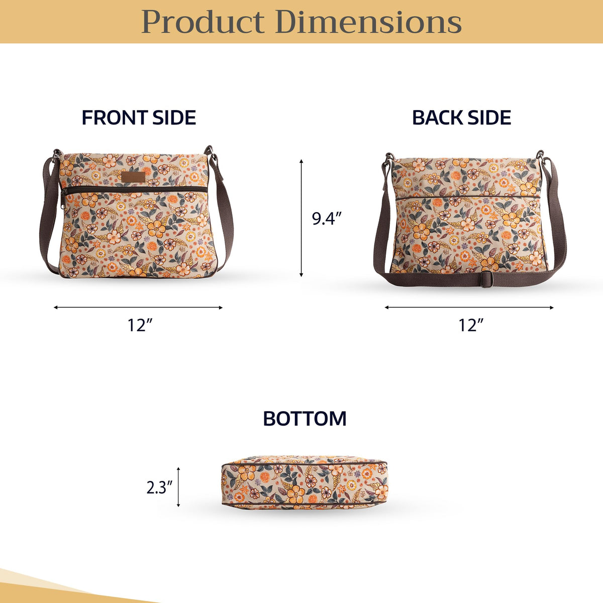 Floral Rain Cross Body Bags