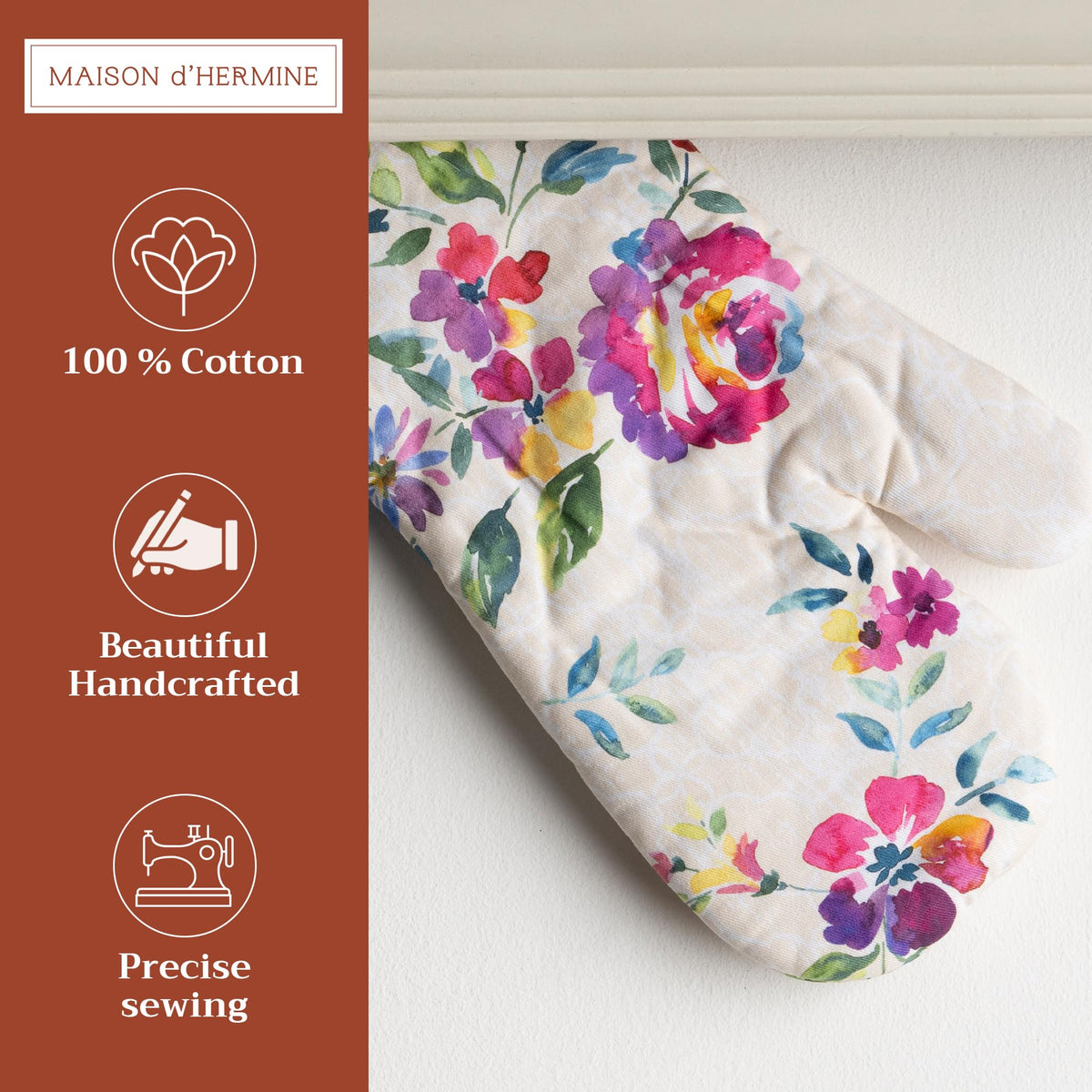 Rose Garden Oven Mitts