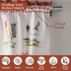 Campagne Kitchen Curtains