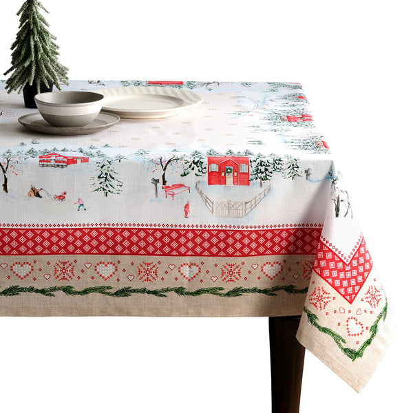 Rural Christmas Tablecloths
